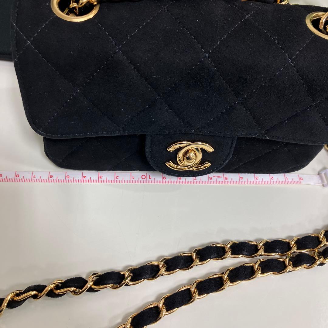 激レア品 CHANEL ミニマトラッセ スエード ブラック 5番台 美品
