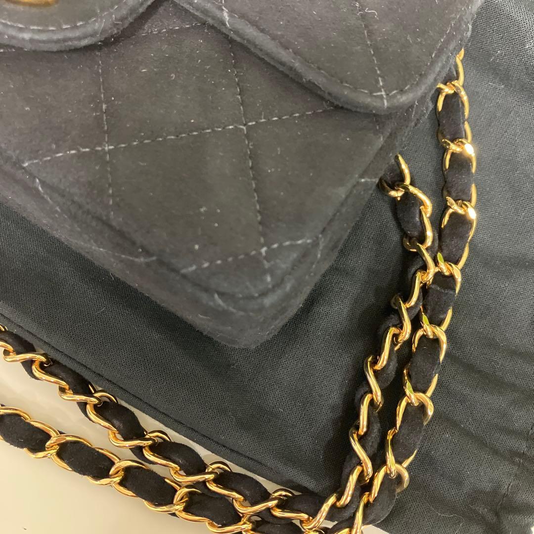 激レア品 CHANEL ミニマトラッセ スエード ブラック 5番台 美品
