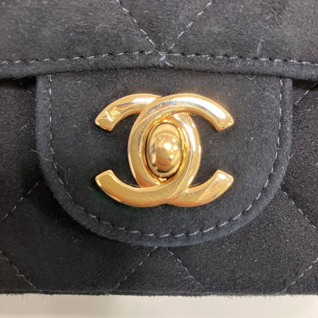激レア品 CHANEL ミニマトラッセ スエード ブラック 5番台 美品