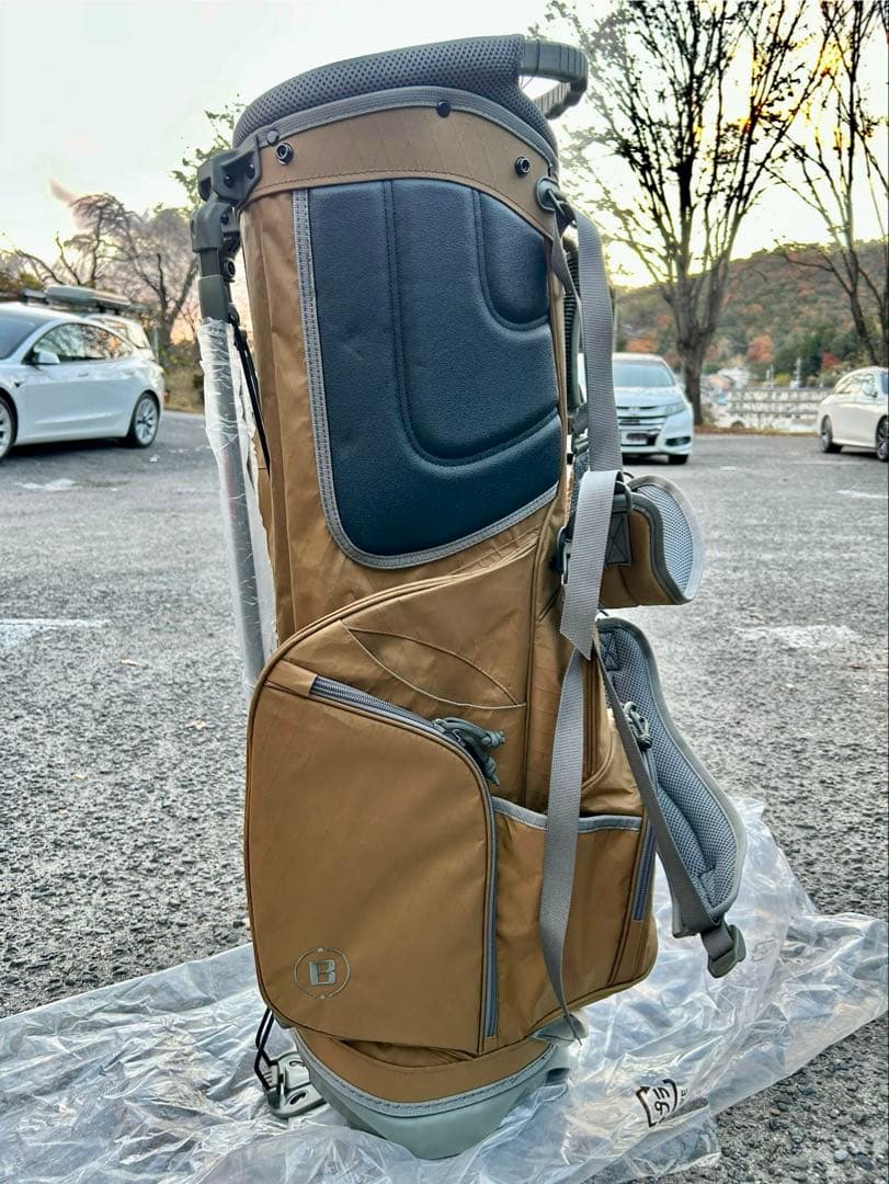 新品未使用ブリーフィングゴルフキャディバッグ CR-4 コヨーテ