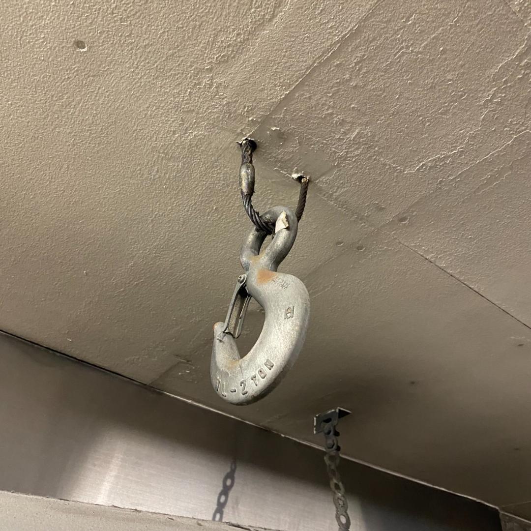 昭和レトロ　木製滑車セット　ロープ付き