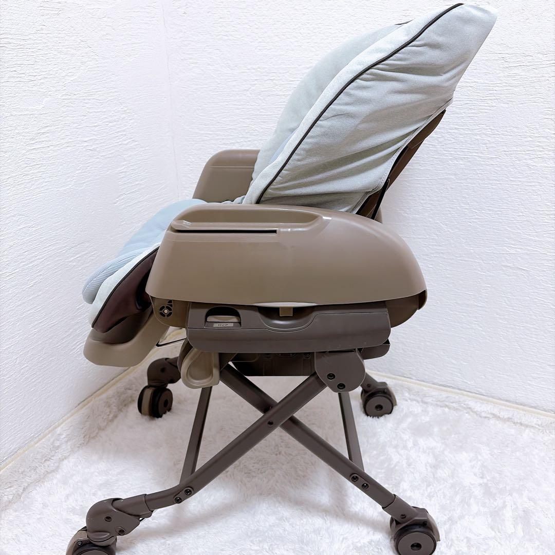 【美品】Combi コンビ ネムリラ AUTO SWING ミントグレー