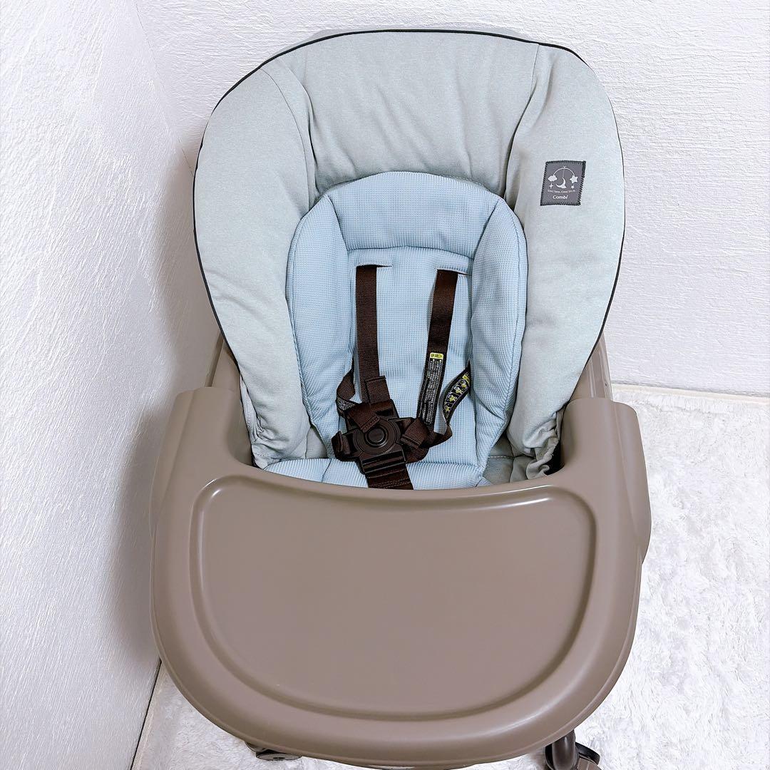 【美品】Combi コンビ ネムリラ AUTO SWING ミントグレー