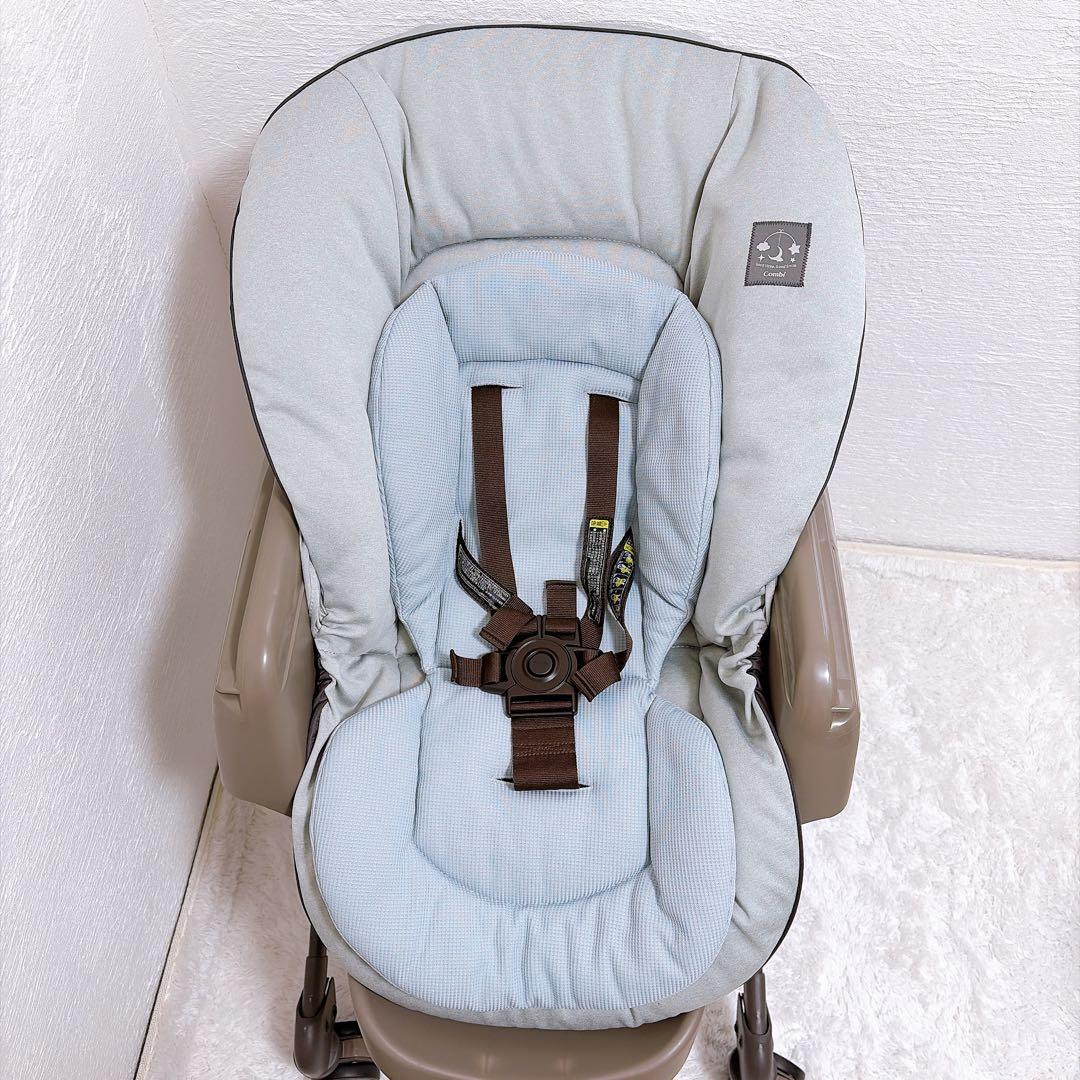 【美品】Combi コンビ ネムリラ AUTO SWING ミントグレー