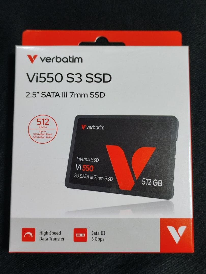 国内正規品 Verbatim バーベイタム 2.5インチ 内蔵SSD 512GB