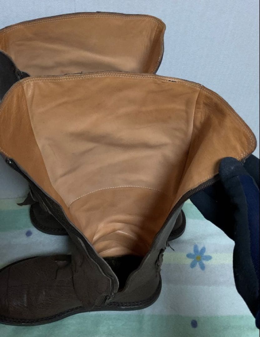 Trippen・トリッペン パッチワークレザーブーツ 極レア　レディース24cm