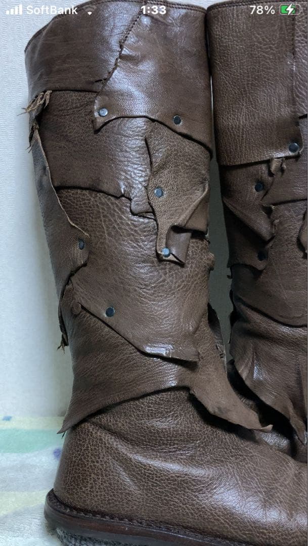 Trippen・トリッペン パッチワークレザーブーツ 極レア　レディース24cm