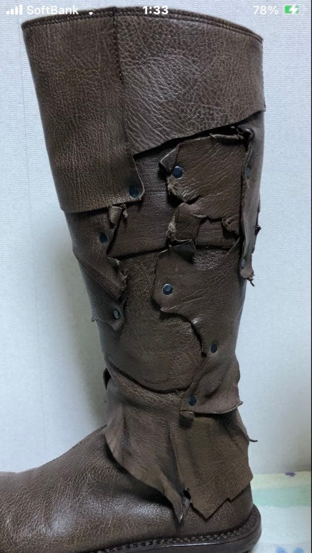 Trippen・トリッペン パッチワークレザーブーツ 極レア　レディース24cm