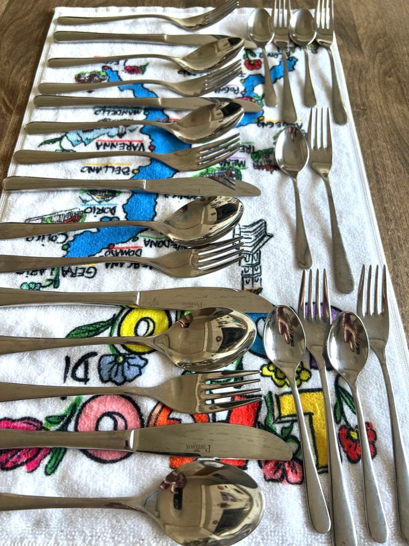 イタリア製カトラリー各種5セット『Pinti』　フルセット