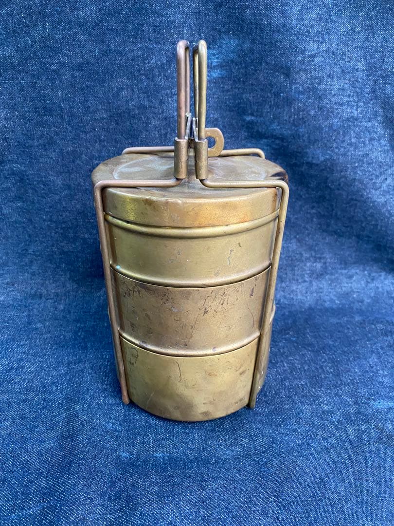 真鍮　ランチ　ボックス　野点