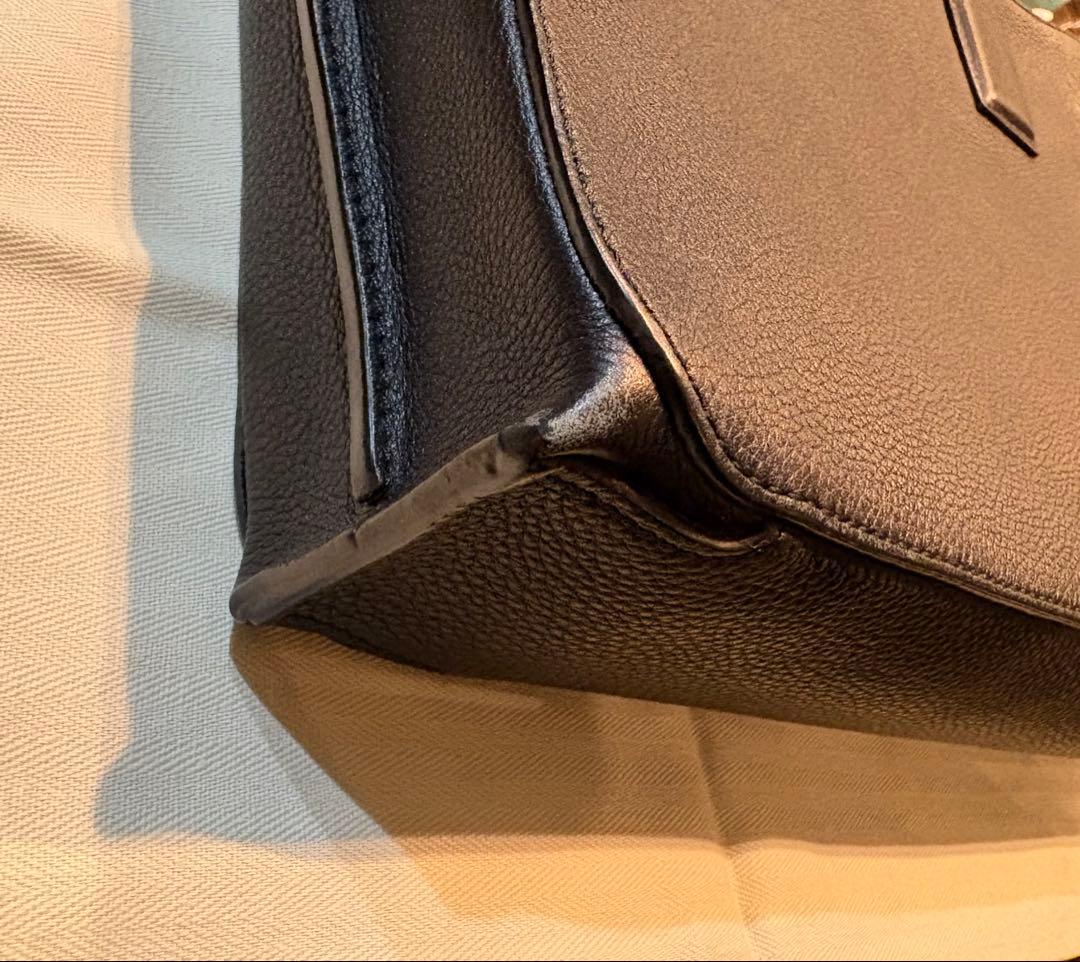 美品　ロエベLOEWEゴヤシンブリーフケース黒 レザー ビジネスバッグ