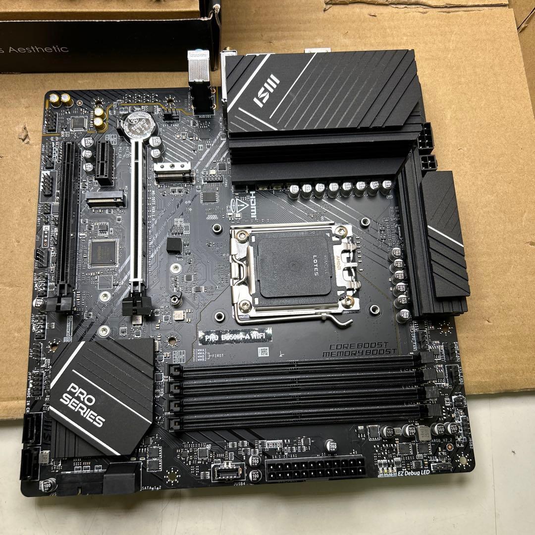 MSI マザーボード PRO B650M-A WiFi Socket AM5