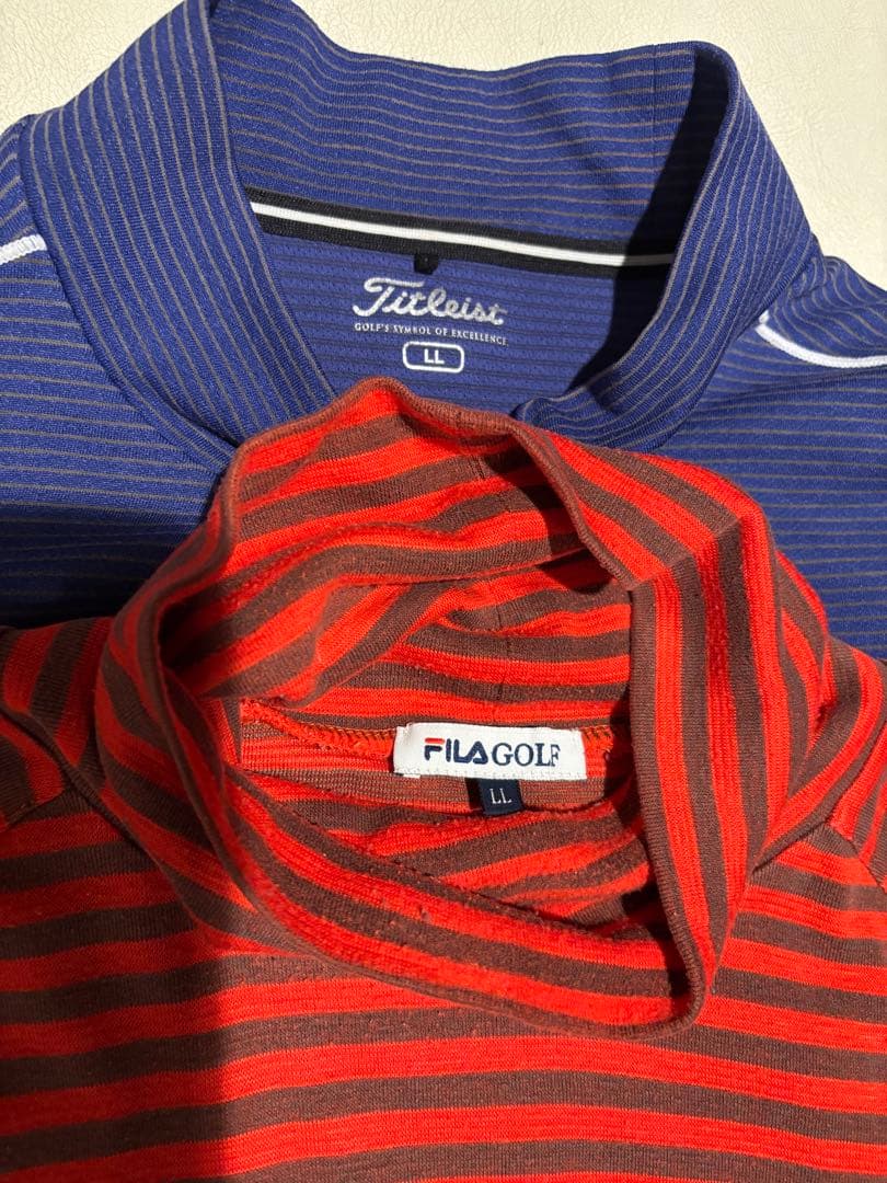 まとめ売り　メンズ　オシャレ　ゴルフウェア　LL タイトリスト　フィラゴルフ