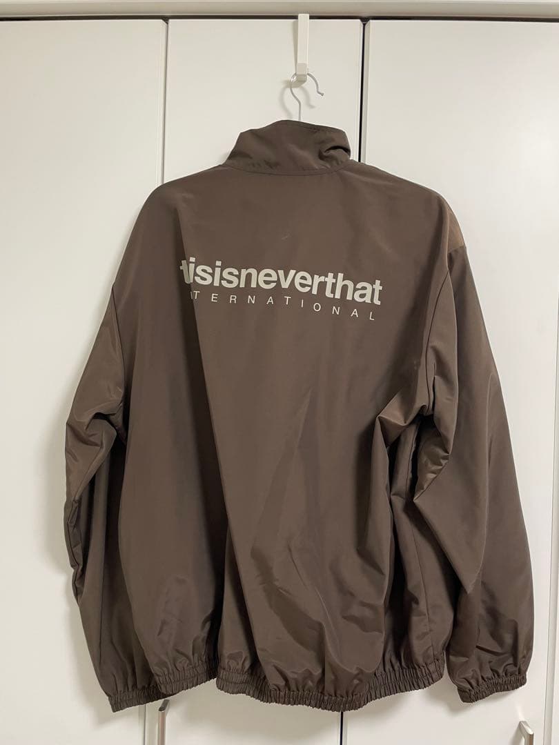 thisisneverthat ナイロンジャケット ブラウン