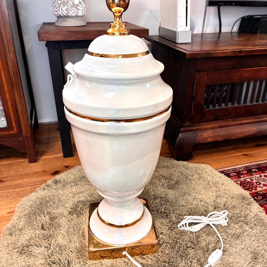 ✨24金使用！？✨ahura アウラ イタリア製 ランプ 陶器 アンティーク