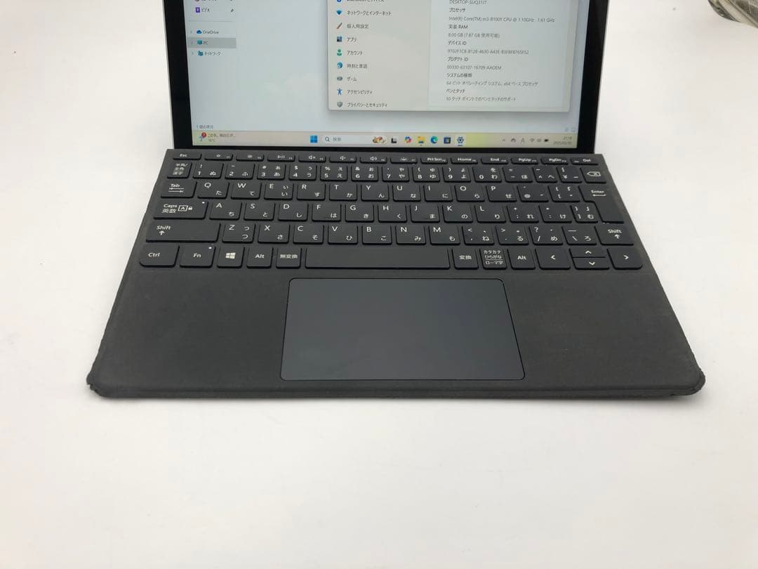 Windowsタブレット本体 Microsoft Surface Go 2 m3-8100y / 1.1GHz