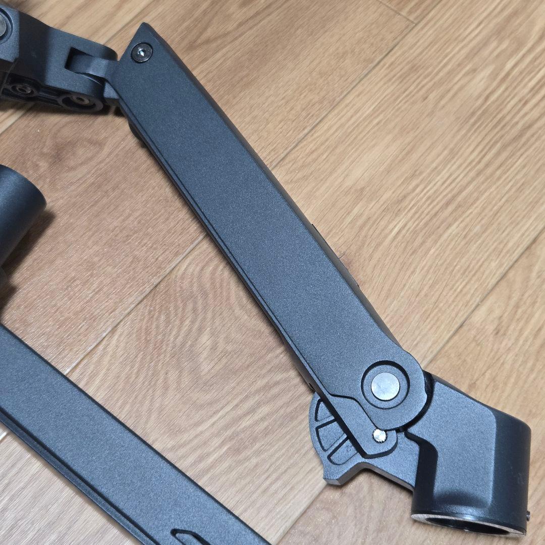 【エルゴトロン】 モニターアーム シングル ブラック