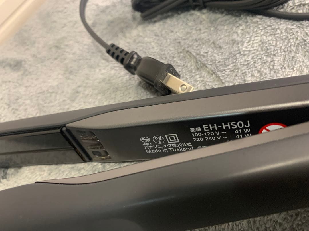 【比較的美品】Panasonic ナノケアストレートヘアアイロンEH-HS0J