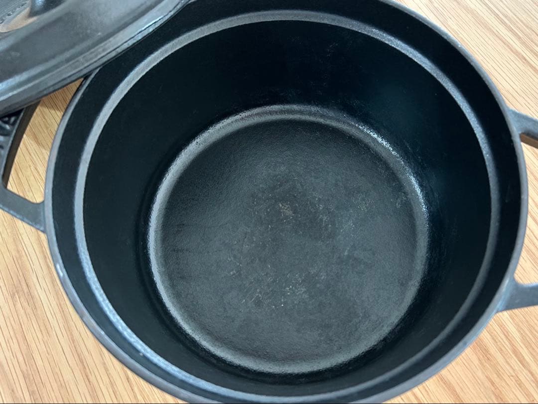 STAUB ストウブ　ピコ　ココット　ラウンド20cm 黒　レシピ本セット