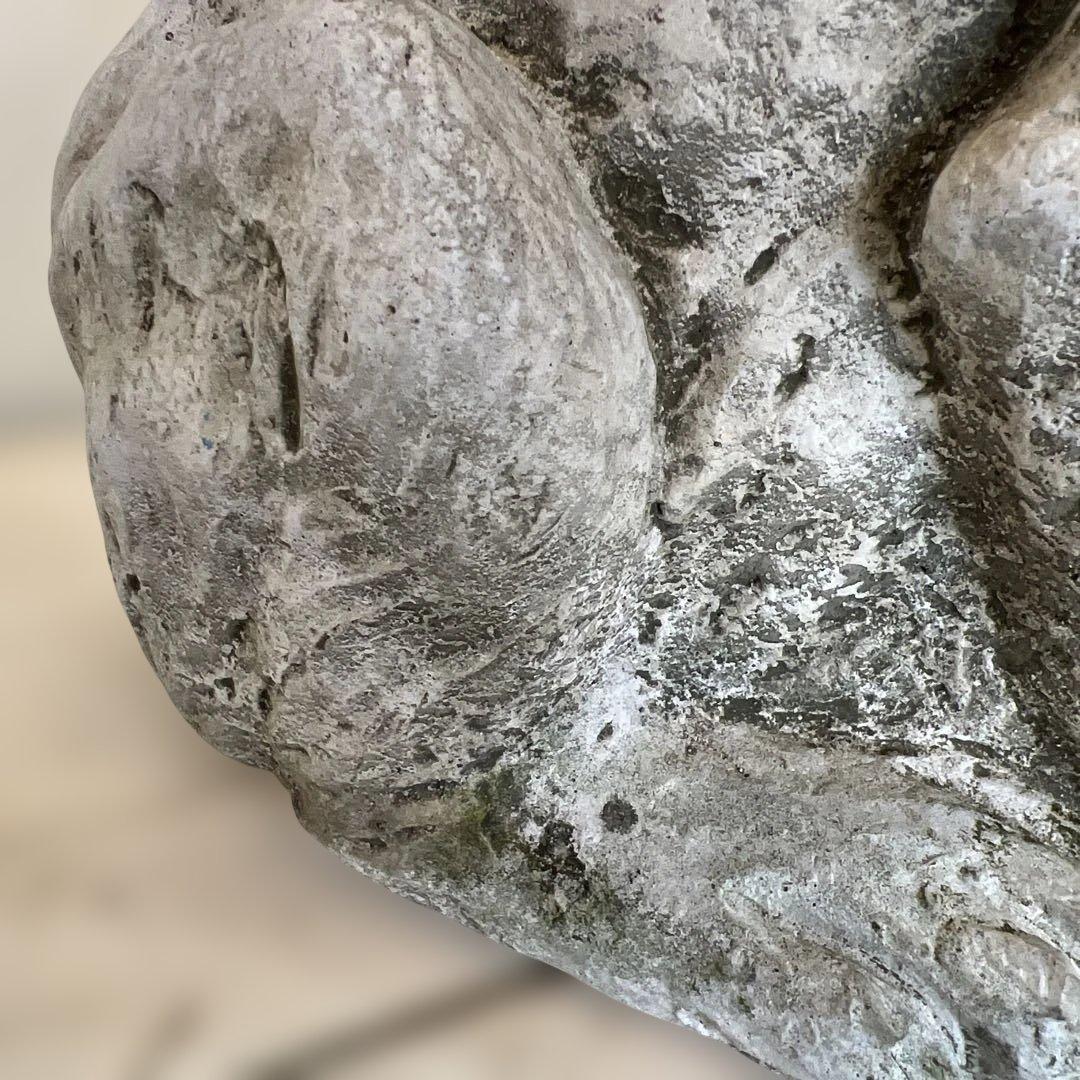 英国ガーデンオーナメントコンクリートウサギ