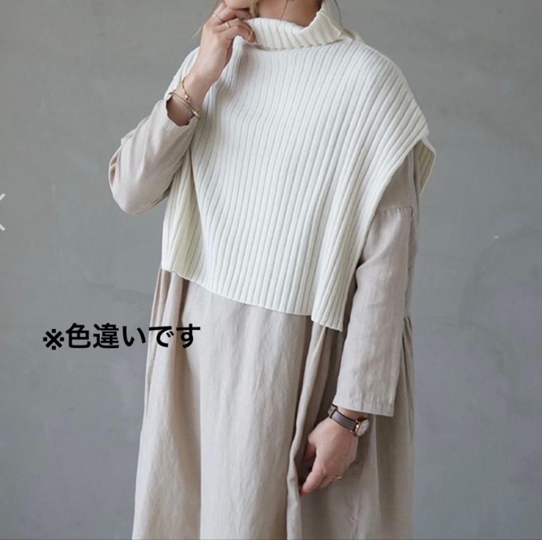 【新品タグ付き】evam eva wool rib snood ウール100%