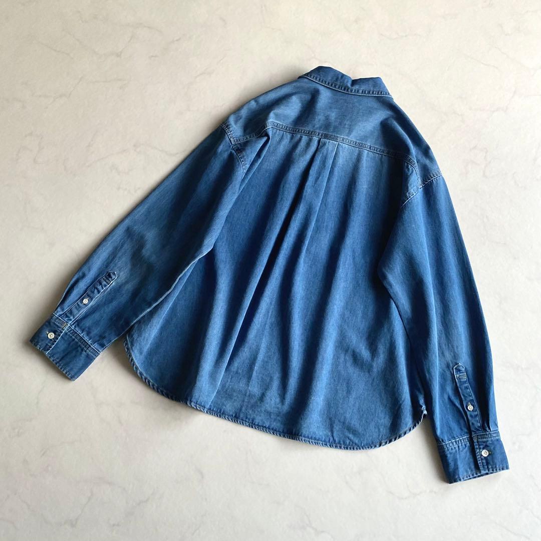 RIVE DROITE MONN.:. オーバーサイズ デニム プルオーバー