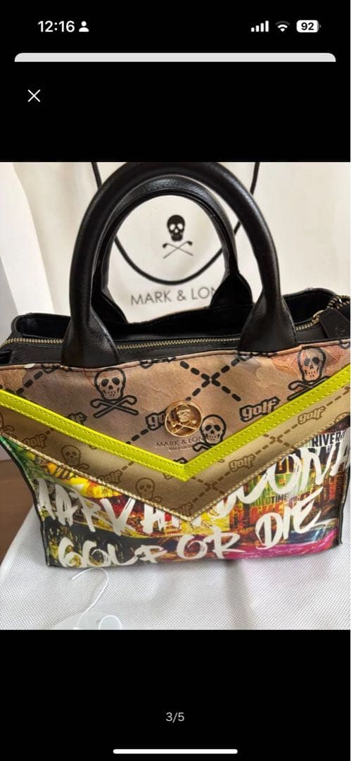 MARK & LONA ゴルフバッグ マルチカラー