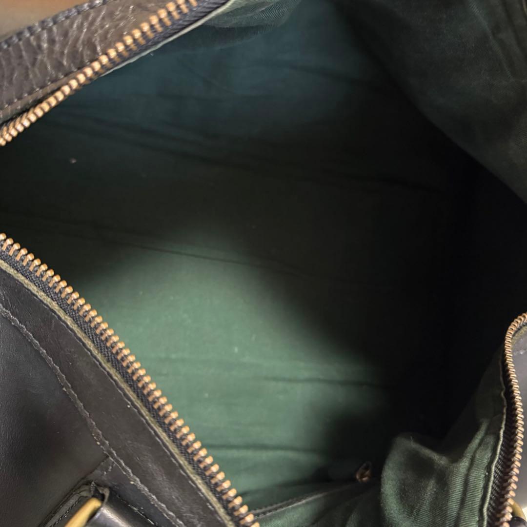 90s Polo Ralph Lauren レザー ダッフルバッグ ブラック