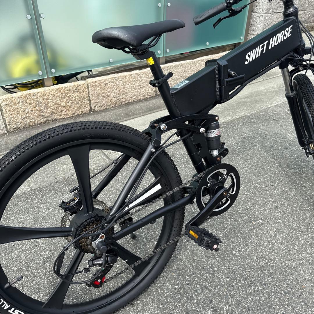電動アシスト自転車　SWIFT HORSE2 26インチ　折り畳み7段変速