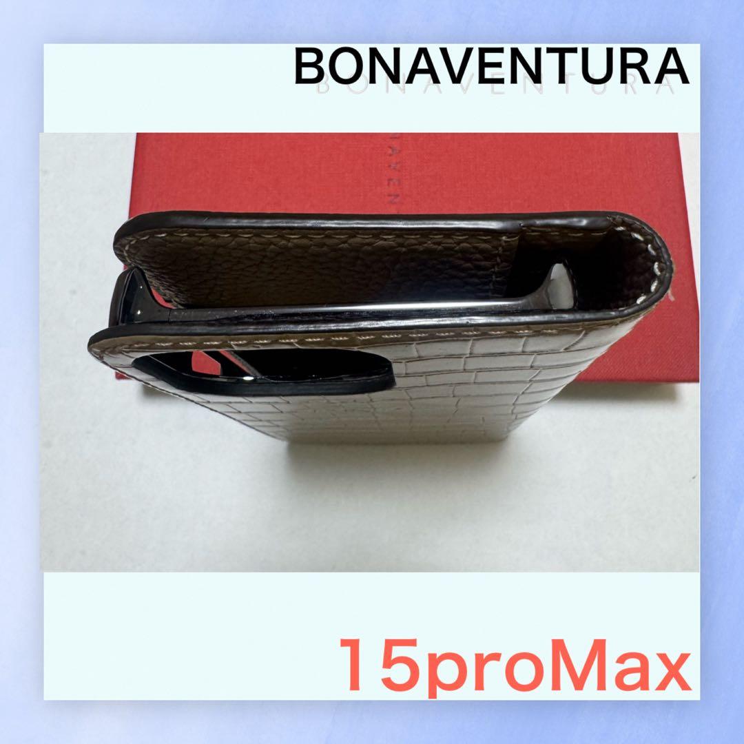BONAVENTURA iPhone15proMax ケース 手帳型 エストープ