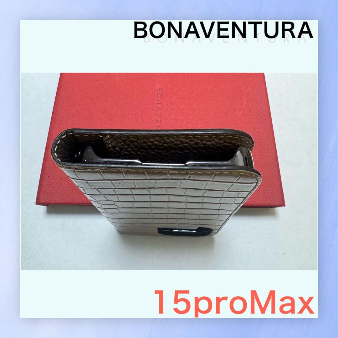 BONAVENTURA iPhone15proMax ケース 手帳型 エストープ