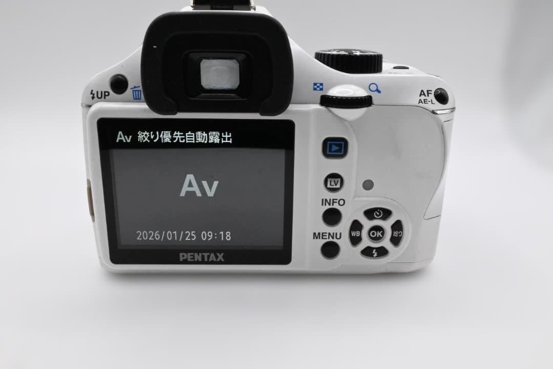 PENTAX K-X ホワイト+18-55mm レンズキット