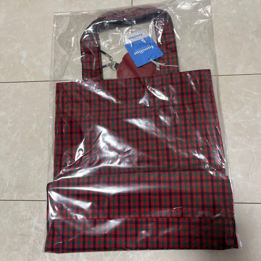 タイムセール！値下げ！大人気！新品未使用！ファミリアチェックトート