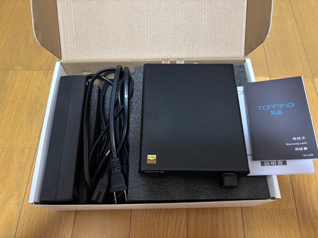 【完品】Topping PA3s TRSケーブル付き