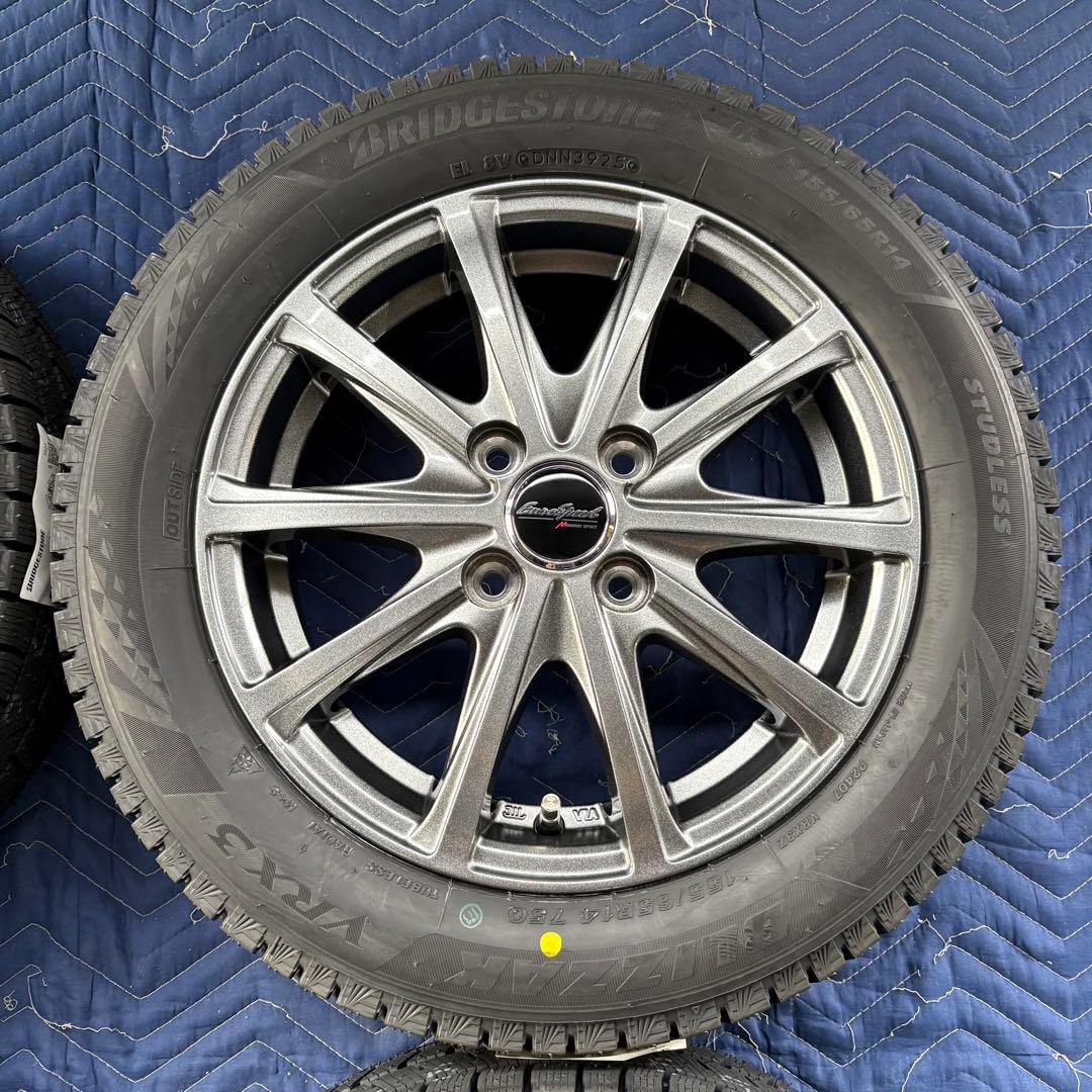 2025年 新品 BLIZZAK VRX3 155/65R14 ホイール付