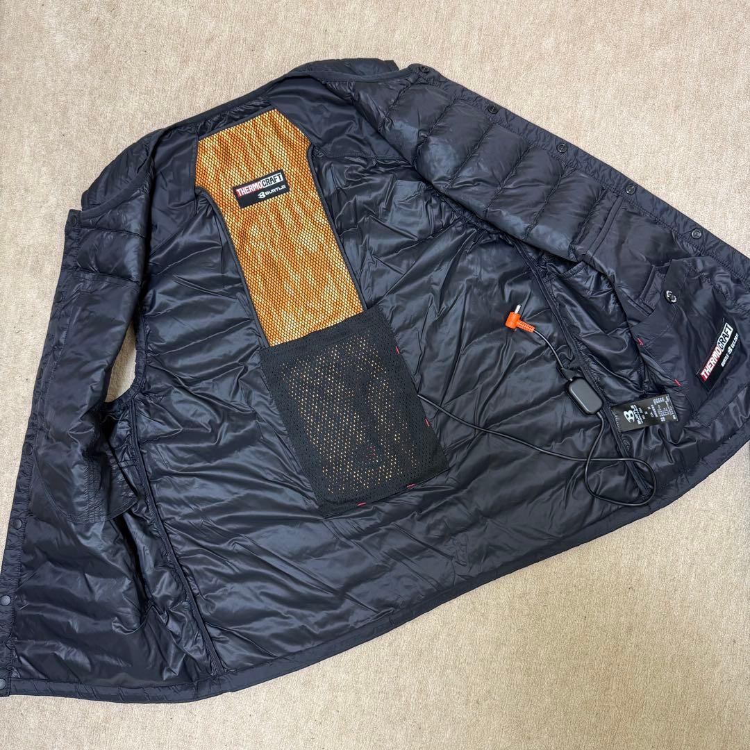 3254 バートル サーモクラフト ダウンベスト ブラック