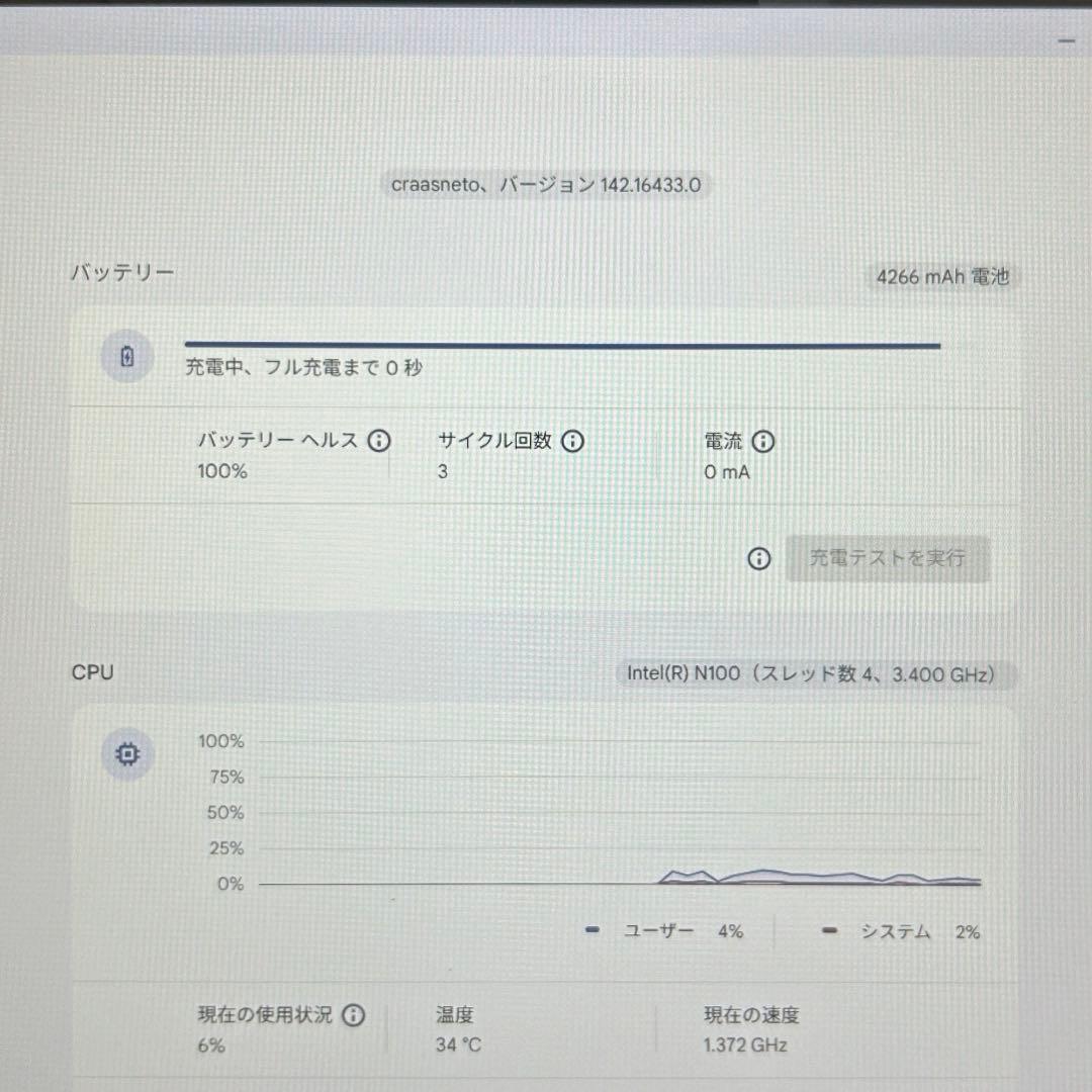 【美品】Chromebook Acer CB314-4H-F14P