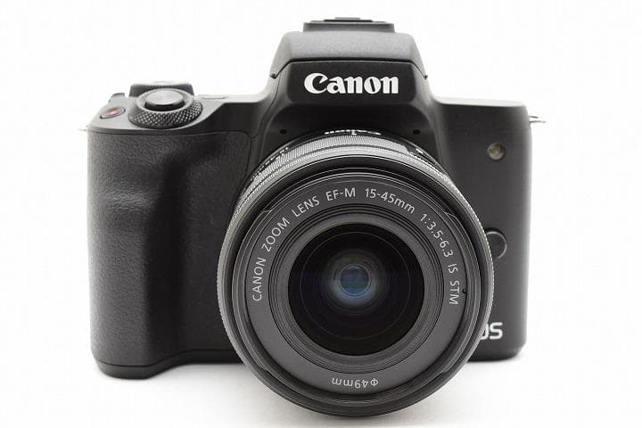 50215 新品級 Canon EOS Kiss M 15-45mm キヤノン