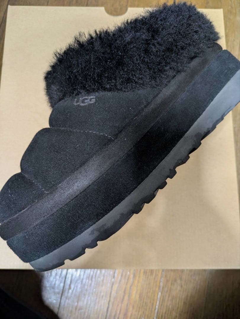 【美品】UGG ブラック ムートンブーツ