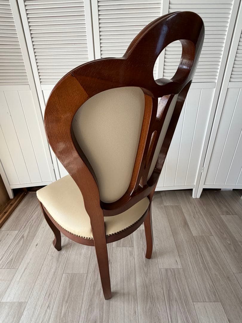 ①サルタレッリ ダイニングチェア 猫脚チェア 1脚　(4脚同時販売)