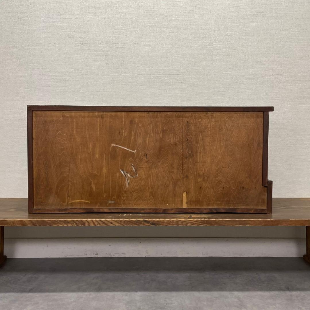 ヴィンテージ ガラス戸 飾り棚 木製 収納 キャビネット レトロ ビンテージ