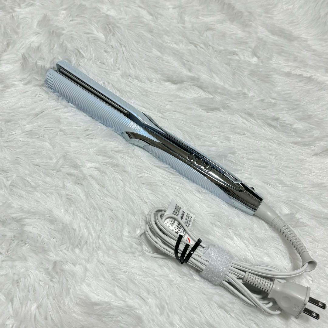 【新品同様】 リファ ストレートアイロン プロ RE-AT ホワイト 水色