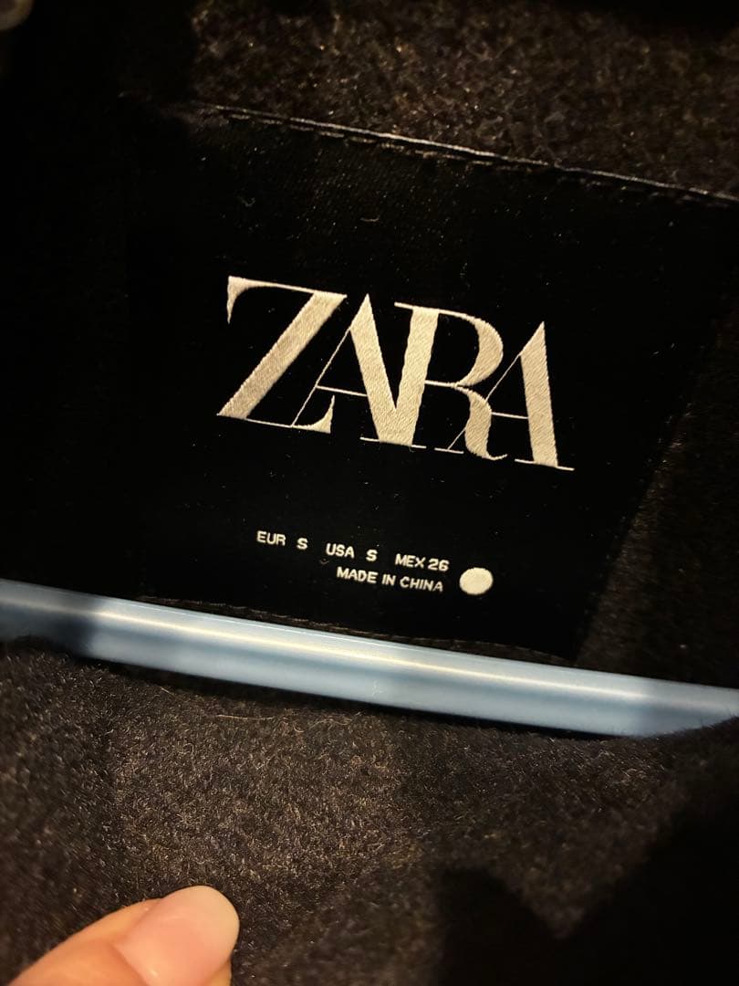 ザラ ウールブレンドコート s 7〜9号