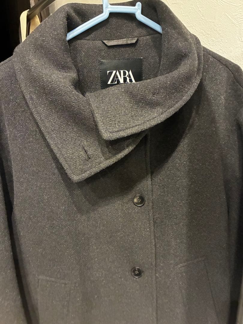 ザラ ウールブレンドコート s 7〜9号