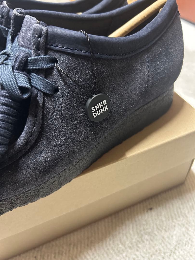 クラークスClarks Wallabee \"Ink Hairy Suede\"