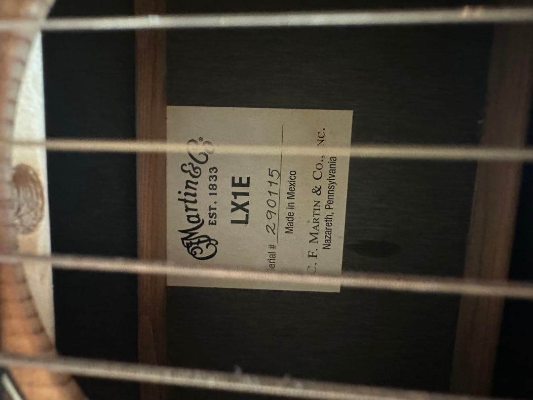 Martin LX1E リトルマーチン エレアコ 純正ソフトケース付属