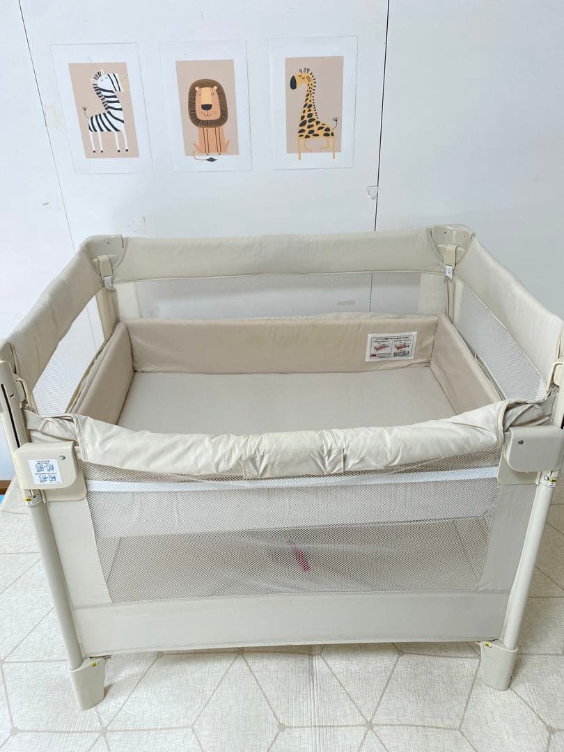 【値下げ】アップリカ　ココネルエアー　ベビーベッド