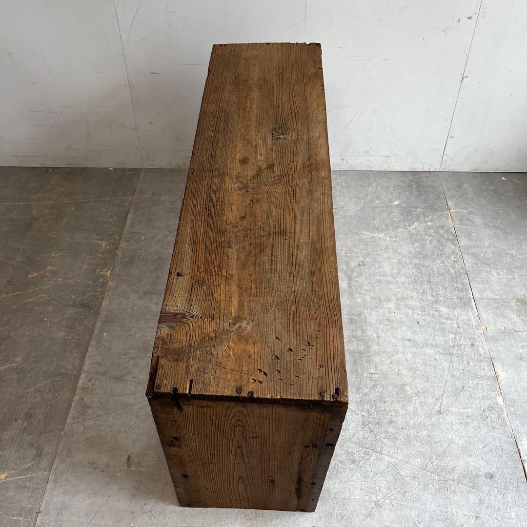 アンティーク 飾り棚 オープンラック 無垢材 シャビー z446