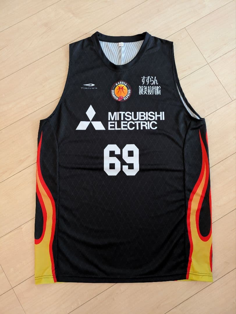 名古屋ダイヤモンドドルフィンズ　AK-69コラボ　4th限定ユニフォーム　黒ユニ