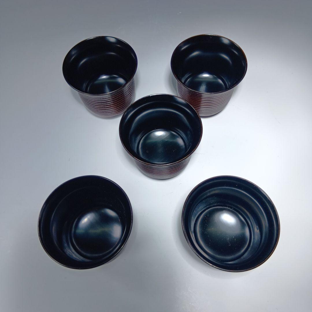 値下げ茶道具　輪島塗　箸洗五客　共箱